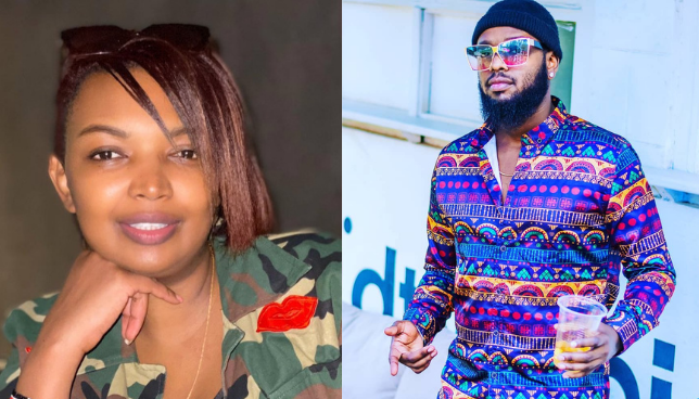 DJ Saint Kevin and Karen Nyamu