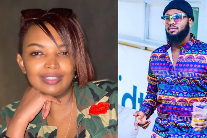 DJ Saint Kevin and Karen Nyamu