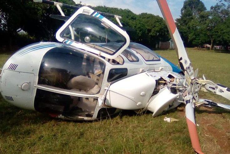 Raila safe after helicopter crashes