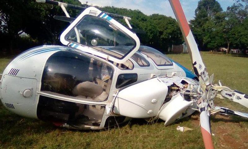 Raila safe after helicopter crashes