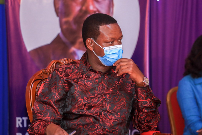 Machakos Governor Alfred Mutua during a recent campaign meeting for ODM party leader Raila Odinga