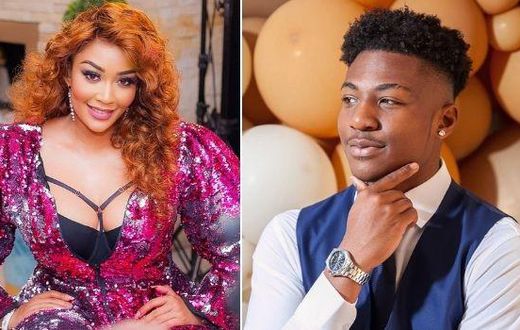 Zari Hassan and her son Pinto Tlale