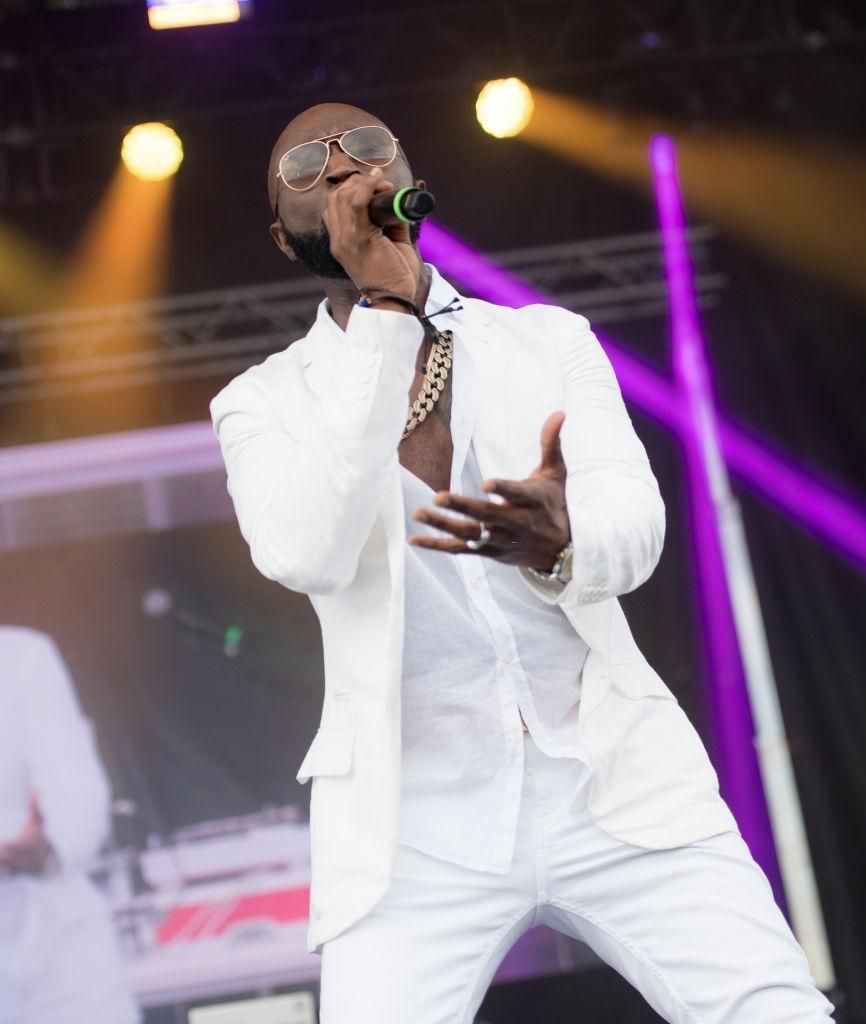 ATLANTA, GEORGIA - JUNE 05: David "Davinch" Chance of Ruff Endz performs on stage during the Drive-In Concert Series 2021 at Atlanta Expo Center on June 05, 2021 in Atlanta, Georgia. (Photo by Marcus Ingram/Getty Images)