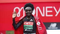 Joyciline Jepkosgei wins women's event at the 2021 London Marathon