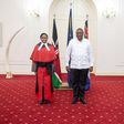 President Uhuru Kenyatta presiding over the swearing in ceremony for Chief Justice Martha Koome at State House