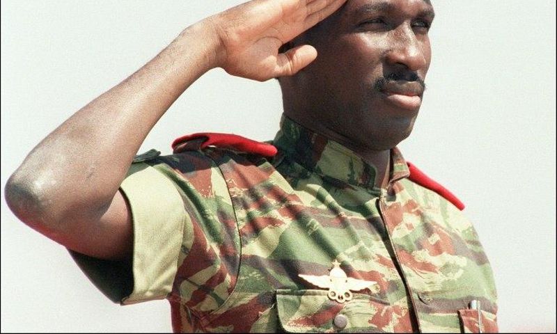 President of Burkina Faso Captain Thomas Sankara was assassinated along with 12 comrades in a putsch that brought his close friend Blaise Compaore to power