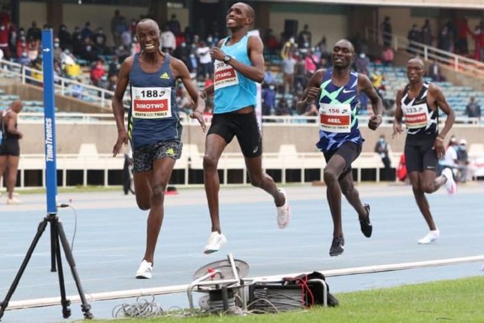 Kamar Etyang (second) qualified ahead of World Champion Timothy Cheruiyot (fourth) in the recently held National Olympic Trials in Kasarani, Nairobi.