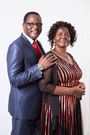 President Lazarus Chakwera and his wife Monica Chikwera