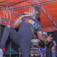 Gospel dancehall artiste Jabidii performing during a recent Code Black event