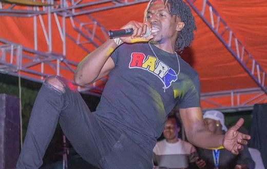 Gospel dancehall artiste Jabidii performing during a recent Code Black event
