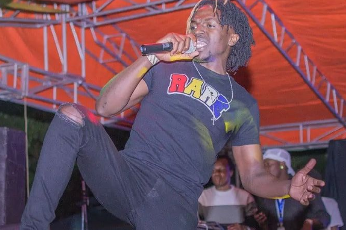 Gospel dancehall artiste Jabidii performing during a recent Code Black event