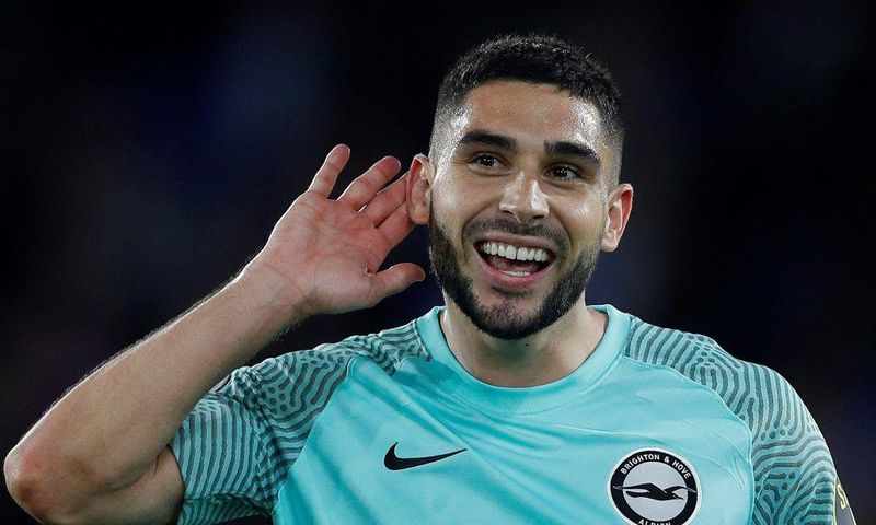 Brighton's French striker Neal Maupay