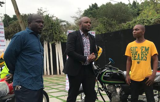 Jalang'o hands over two Motorcycles to Nitakufinya duo [Video]