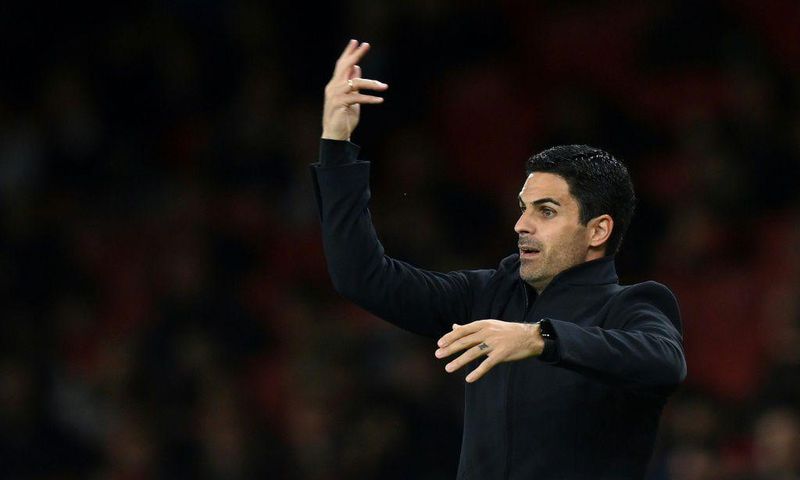 Arsenal manager Mikel Arteta