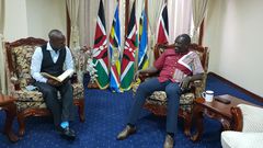 Vincent Ateya with DP William Ruto (Citizen)