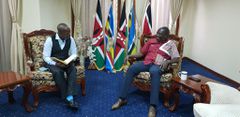 Vincent Ateya with DP William Ruto (Citizen)