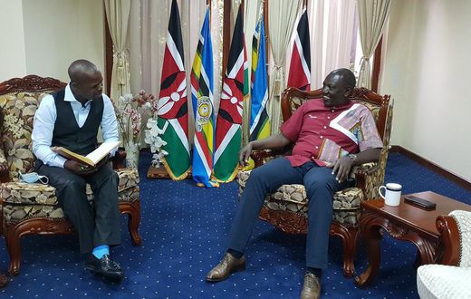 Vincent Ateya with DP William Ruto (Citizen)