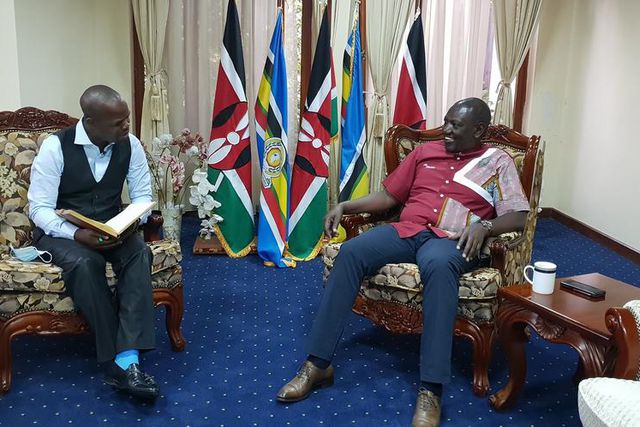 Vincent Ateya with DP William Ruto (Citizen)