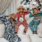 Diamond Platnumz and his Kids Tiffah and Nillan