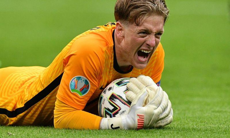 England goalkeeper Jordan Pickford