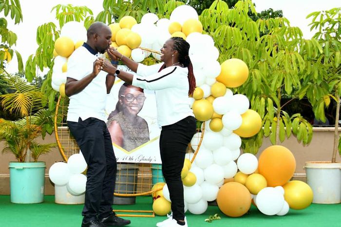 Elgeyo Marakwet Senator Kipchumba Murkomen threw his wife Gladys Wanjiru a birthday party as she turned 40 years old