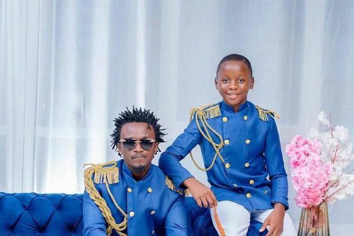 Singer Bahati with his adopted son, Morgan. (courtesy: morgan_bahati/instagram)