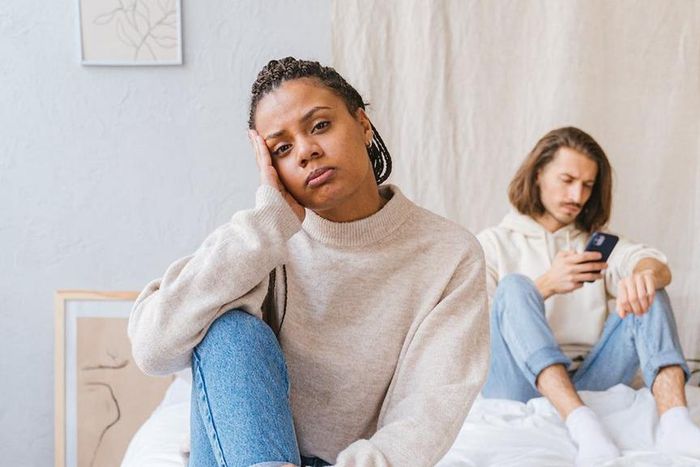 Couple on a bed [Image: Antoni Shkraba]