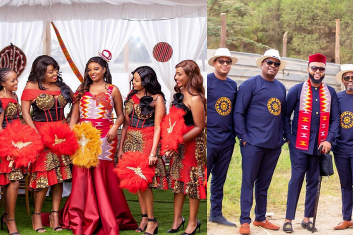 Photos from Muthoni Mukiri and Isaac’s Ruracio (Instagram-Velos photography)