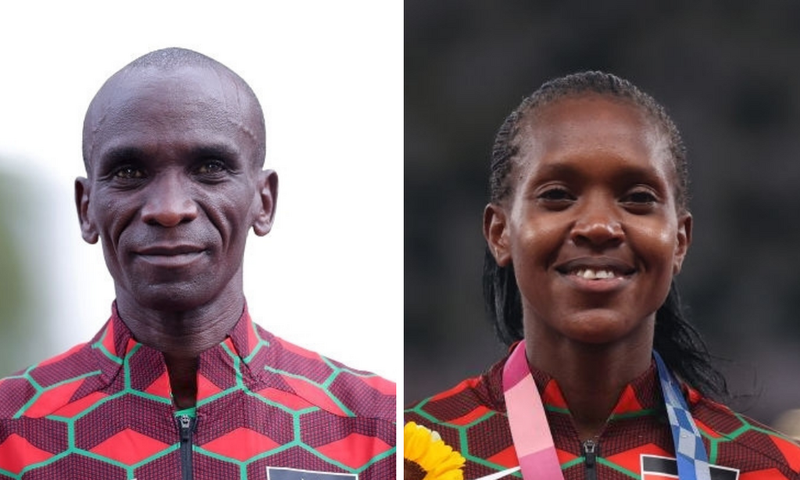 Eliud Kipchoge and Faith Kipyegon are among the favourites to win the World Athlete of the Year award 2021.