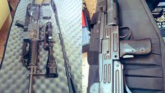 Mother, Daughter arrested with Sniper rifle & Submachine gun in Nairobi (Courtesy)