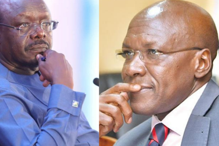 Former Kakamega Senator Boni Kwalwale and Former Secretary-General of UNCTAD Mukhisa Kituyi.