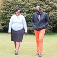 Deputy President William Ruto with businesswoman Elizabeth Mueni