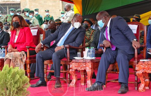 Interior CS Fred Matiang'i and Health CS Mutahi Kagwe launched a 5-day mass Covid-19  vaccination for inmates and staff