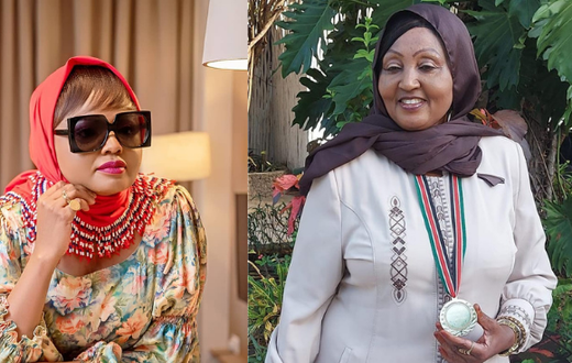 Mwanaisha  Chidzuga and her late MP Zainab Kalekye Chidzuga.