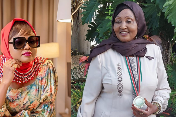 Mwanaisha  Chidzuga and her late MP Zainab Kalekye Chidzuga.