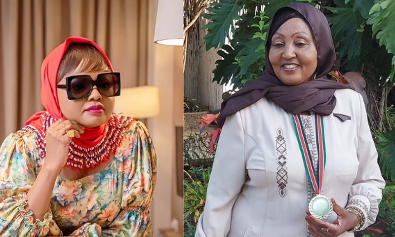 Mwanaisha  Chidzuga and her late MP Zainab Kalekye Chidzuga.