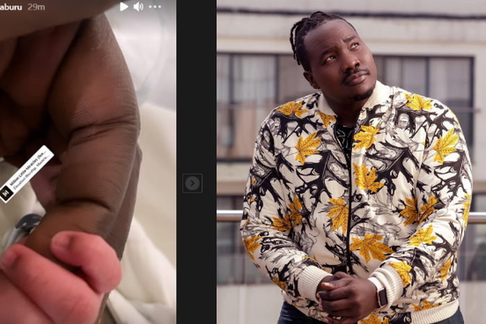 Willis Raburu and new girlfriend welcome a new born into their family (Screenshot)