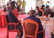 Raila Odinga missing as Deputy President William Ruto attends National Prayer breakfast alongside President Uhuru Kenyatta