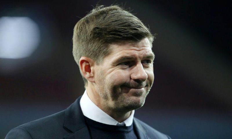 Climbing up the table: Aston Villa manager Steven Gerrard