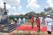 President Uhuru Kenyatta during a special trip to Manda Naval Base on September 23, 2021