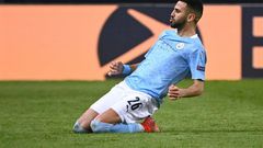 Man City's match winner: Riyad Mahrez scored the decisive goal in City's 2-1 win over PSG on his return to Paris