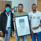 Alikiba with Eric One Wash and Ali Hassan