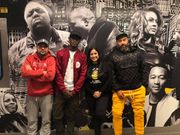 King Kaka with Hot 97 radio presenters