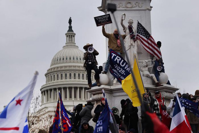 Supporters of President Donald Trump rioted at the  US Capitol on January 6.