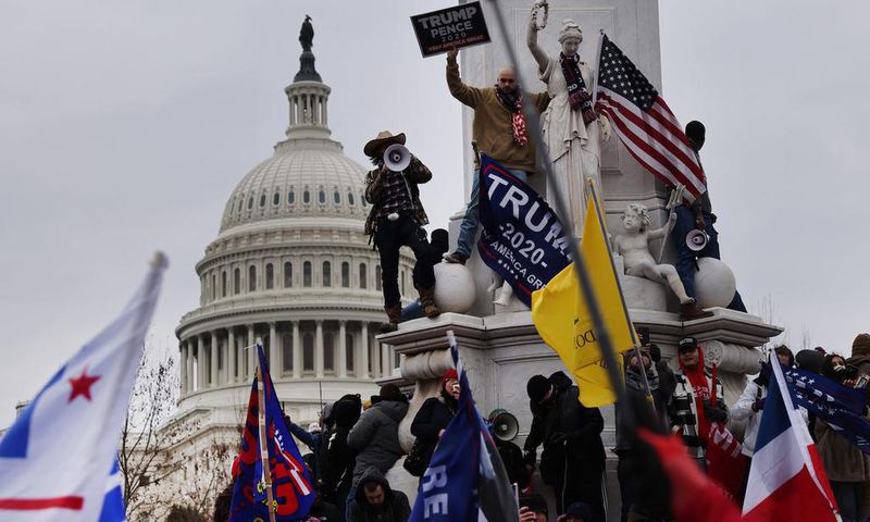 Supporters of President Donald Trump rioted at the  US Capitol on January 6.