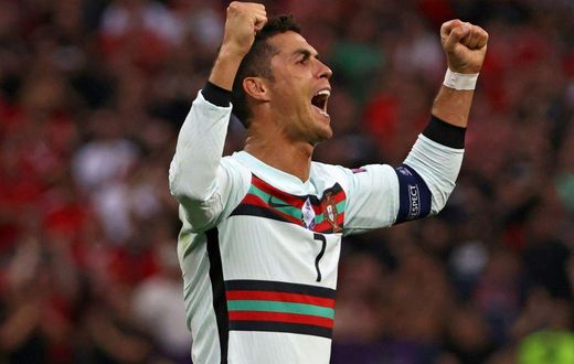 Cristiano Ronaldo now has a record 11 European Championship goals after his brace in Portugal's 3-0 win over Hungary
