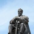 The 12-foot statue of Kenya’s first President Jomo Kenyatta at KICC