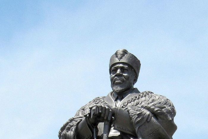 The 12-foot statue of Kenya’s first President Jomo Kenyatta at KICC