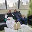 Gatundu South MP Moses Kuria with Jimi Wanjigi