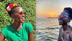 Award-winning actress Lupita Nyong’o  in Lamu